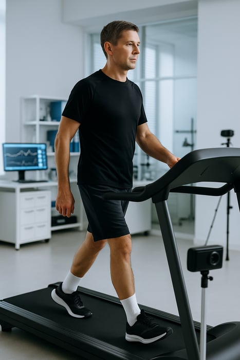man walking movement lab capture